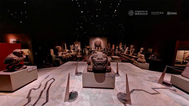 Lluvias 'inundan' Sala Mexica del Museo Nacional de Antropología; INAH descarta daños