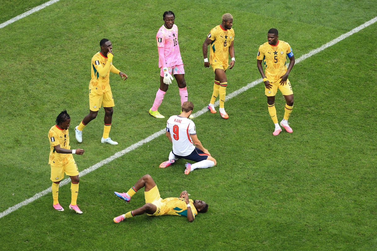 Inglaterra y Ghana empataron sin goles