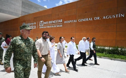 Claudia Sheinbaum inaugura el nuevo Hospital O’Horán en Yucatán
