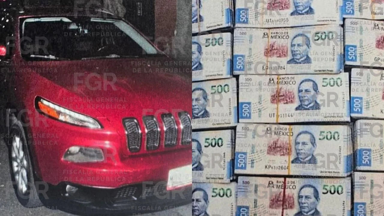 FGR lleva a proceso a una persona detenida junto con más de 700 mil pesos