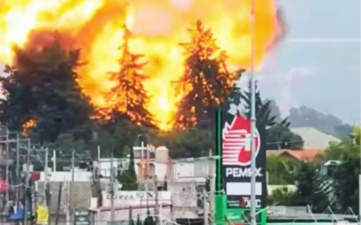 Explotó almacén clandestino de gas LP en Tepeaca, Puebla
