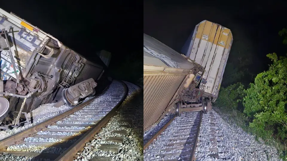 El Tren Interoceánico vuelve a descarrilar en Oaxaca