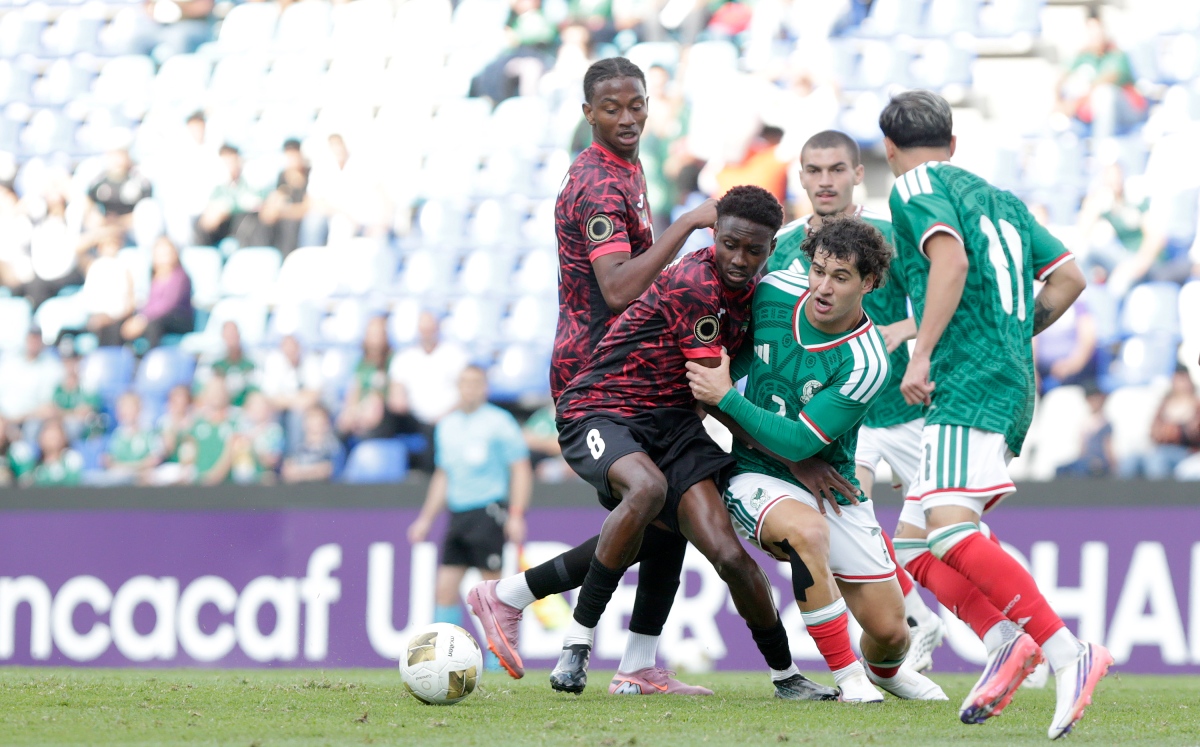México Sub 20 le gana 3-0 a Antigua y Barbuda