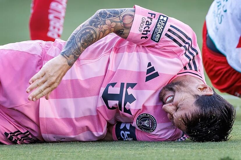 Sale Messi lesionado en la MLS y prende la alarma en Argentina