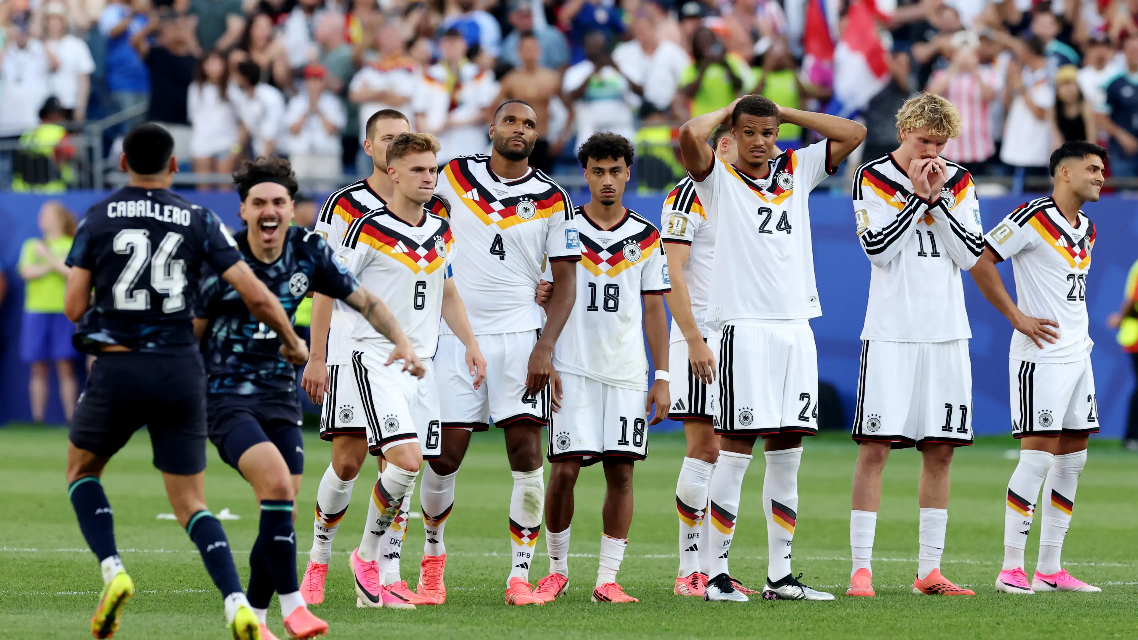 Alemania queda fuera en penaltis ante Paraguay