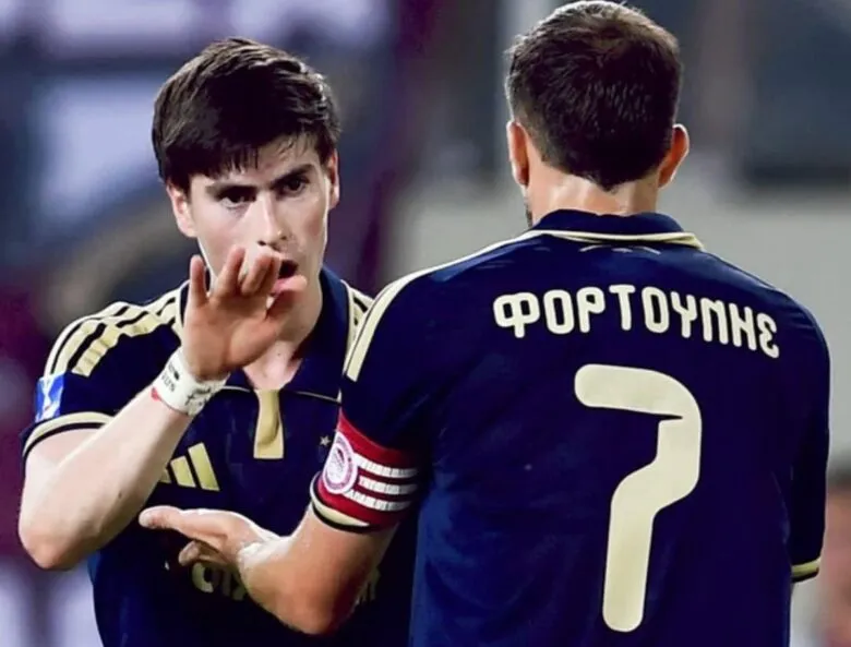 ¡Se estrena la 'Hormiga'! Marca su primer gol y asistencia con Olympiacos