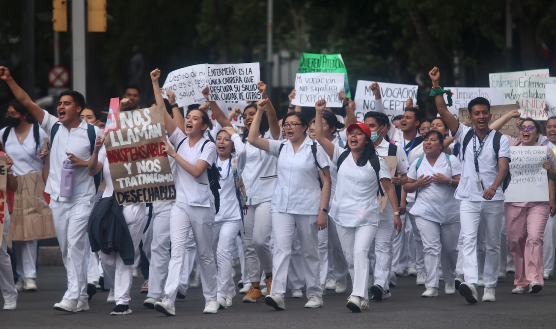 Personal del IMSS anuncia marcha nacional para el 14 de octubre