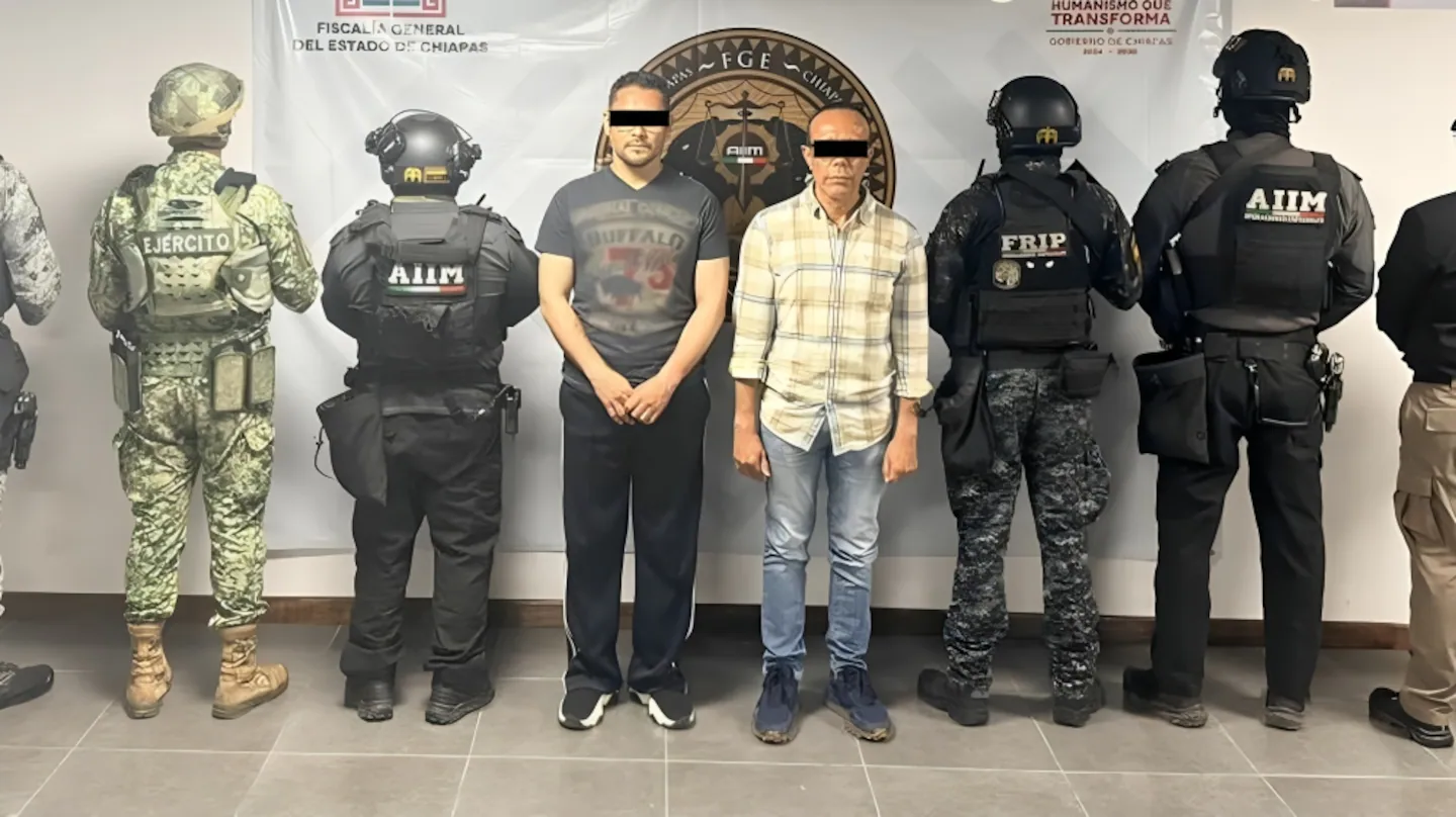 Operativo Enjambre de Harfuch detiene a alcalde y exalcalde de Suchiapa, Chiapas