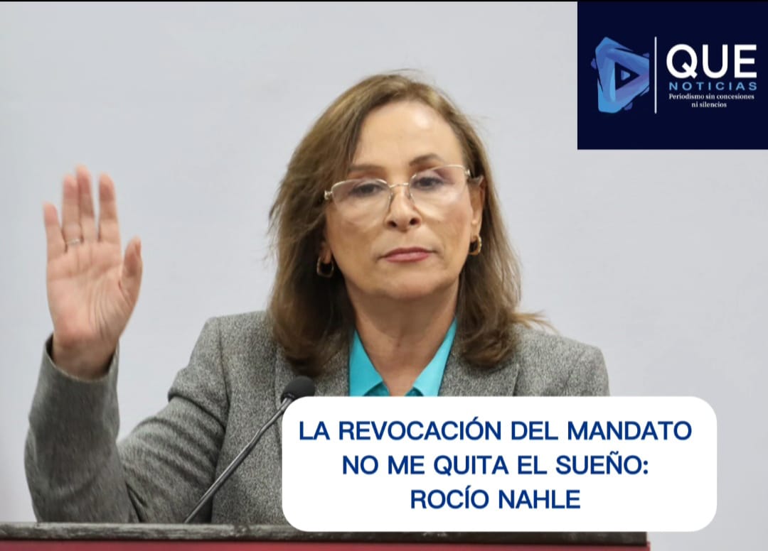Revocación de mandato no inquieta a Rocío Nahle
