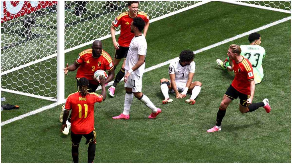Egipto le saca un susto a Bélgica; quedan 1-1